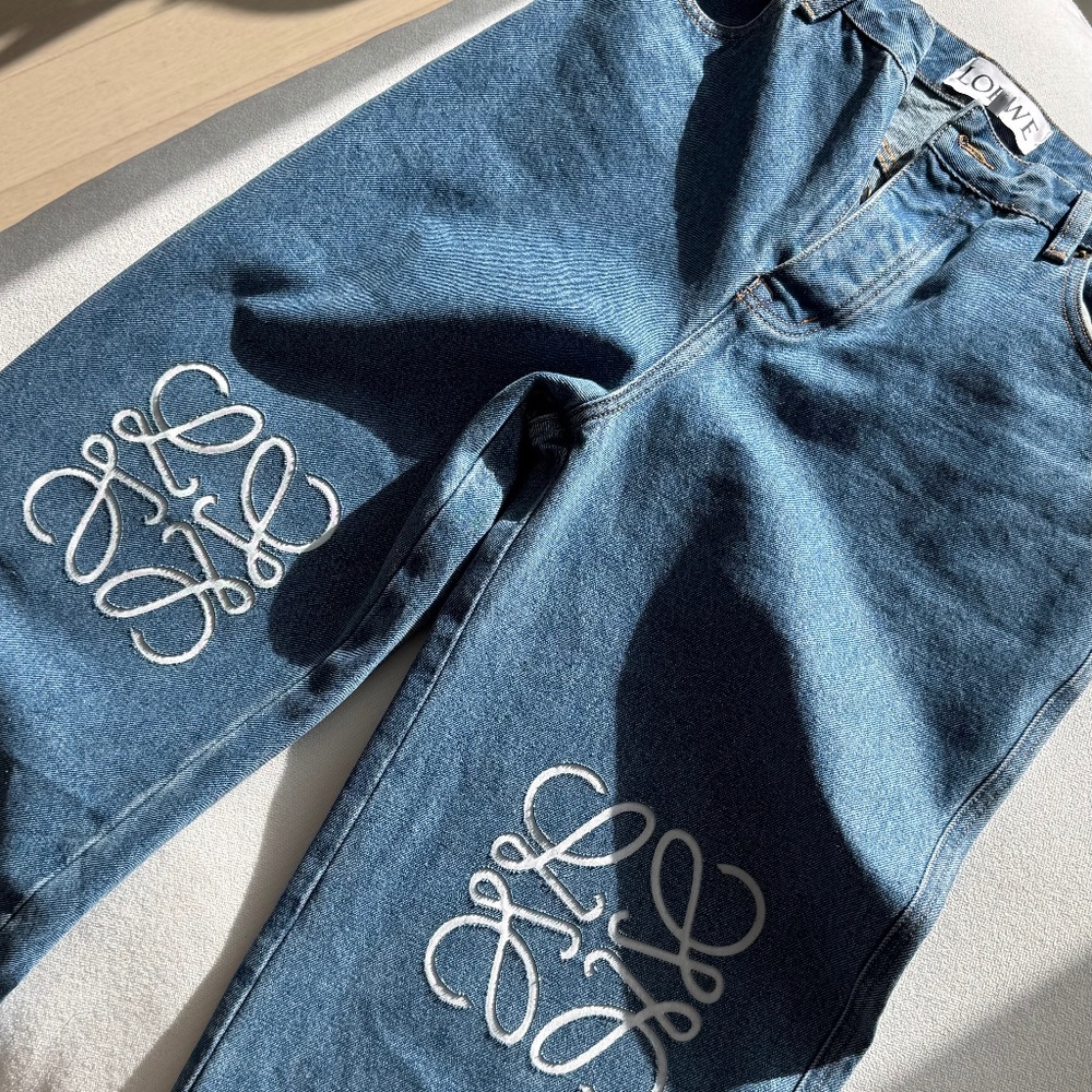 Loewe Anagram Straight Leg jeans